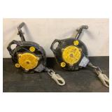 (2) North Safety Products Manual Retracting Lifeli
