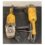 (2) DeWalt 7" Angle Grinders DWE4517