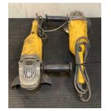 (2) DeWalt 7" Angle Grinders DWE4517