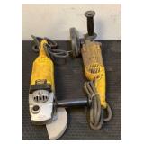 (2) DeWalt 7"/9" Angle Grinders