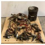 Assorted Pneumatic Tools And Hose