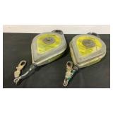 (2) Dyna-Lock Self Retracting Lifelines