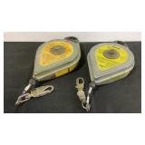 (2) Dyna-Lock Self Retracting Lifelines