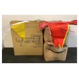 (4) Boxes Of Assorted Event Flags