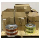 Assorted Rolls of  Buried Line Tape