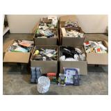 (8) Boxes Of Assorted Home Goods