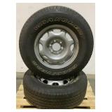 (2) 6 Lug 17" Wheels w/ Tires