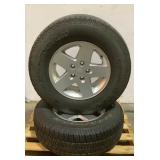 (2) 5 Lug 17" Wheels w/ Tires