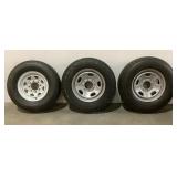 (3) Assorted Wheels w/ Tires