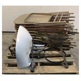 Sink, Folding Chairs, Fryer Base