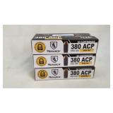 (3x the bid) Monarch Steel Case 380 ACP Ammo