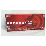 (100) Federal Field & Target 12 Gauge