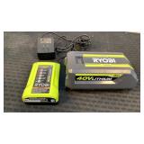 Ryobi 40V Battery & Charger
