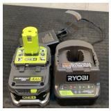 Ryobi 18V Battery & Charger
