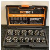 (13) Piece Rexbeti Impact Bolt And Nut Remover Set