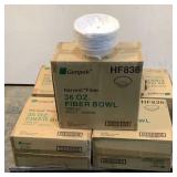 (2,400) Genpak 36oz Fiber Bowls HF836