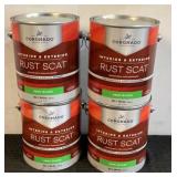 (4) 1 Gallon Cans Of Coronado Waterborne Acrylic E