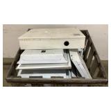 Assorted Light Fixtures And Breaker Box