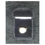 Ladies 14k Two-Tone Pearl & Diamond Ring-