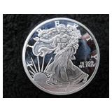 1 Troy Ounce Silver Eagle Round-