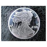 1 Troy Ounce Silver Eagle Round-