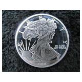 1 Troy Ounce Silver Eagle Round-
