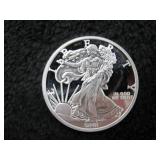 1 Troy Ounce Silver Eagle Round-