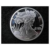 1 Troy Ounce Silver Eagle Round-