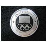 1 Troy Ounce US Olympic Silver Round-
