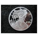 1 Troy Ounce Silver Eagle Round-