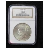 1923 Peace Silver Dollar-