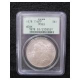 1878 7/8 TF Morgan Silver Dollar-