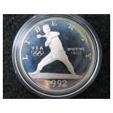 1992-S Olympic Commemorative Silver Dollar-