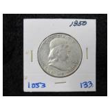 1950 Franklin Half Dollar-