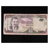 2018 Bank of Jamaica $100 Note-