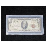 1929 Series Nashville $10 Note-