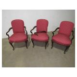 (Qty - 3) Harden Stationary Office Chairs-
