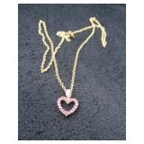 Ruby, Sapphire, & Diamond Necklace-