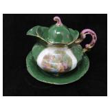Antique Victoria Austrian Teapot & Plate-