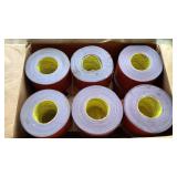 (12) 3M Rolls of 3-3/4" Red Duct Tape