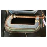 (4) Assorted 12" C-Clamps