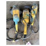 (3) DeWalt 7" Angle Sanders/Grinder