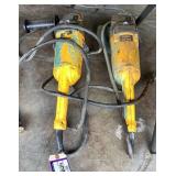 (2) DeWalt 7" Angle Sanders/Grinder