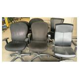 (8) Rolling Office Chairs