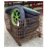 Basket of Pipe Dolly Wheels