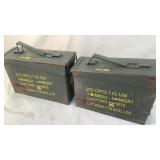 (2x the bid) Ammo Cans 30 Cal