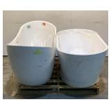 (2) Bath Tubs