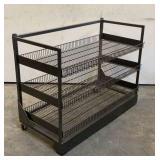 Rolling Metal Wire Rack