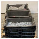 (3) Totes of Assorted Connectors