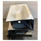 (2) Bootz Metal Bath Tubs
